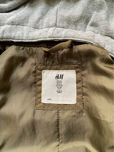 9 Yaş Beden haki Renk h&m bomber ceket