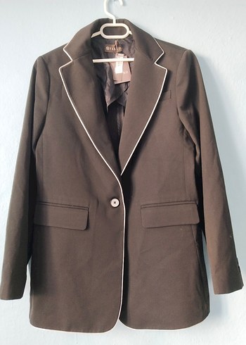 Vakko Siyah Kadın İş Ofis Blazer Ceket