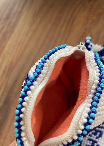 Boncuk İşlemeli Renkli Kelebekli Çanta - Görsel 17