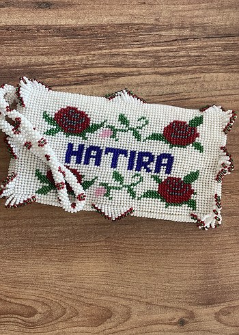 Boncuk İşlemeli Renkli Kelebekli Çanta - Görsel 13