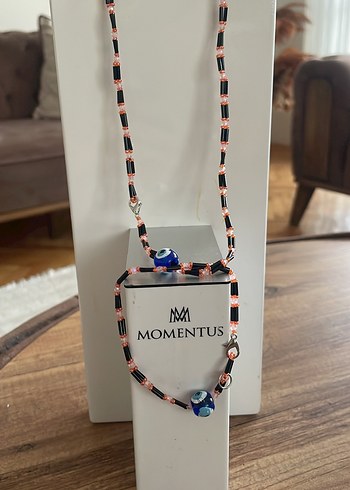 Boncuklu Bohem Kadın Kolye ve bileklik - Görsel 2