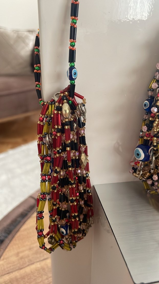 Renkli Boncuklu Bohem bileklik - Görsel 2