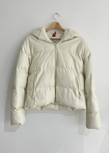 Beyaz Fermuarlı XSIDE mont - Görsel 2