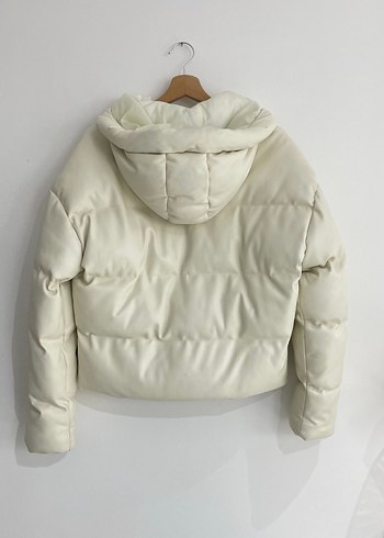 Beyaz Fermuarlı XSIDE mont - Görsel 3