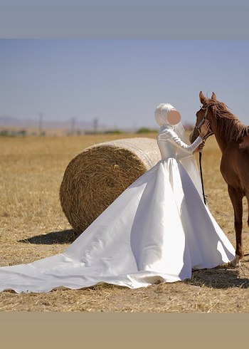 Tesettür gelinlik - Görsel 5