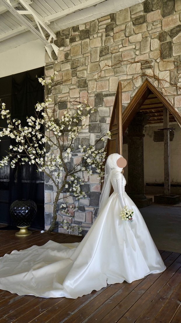 Tesettür gelinlik - Görsel 4