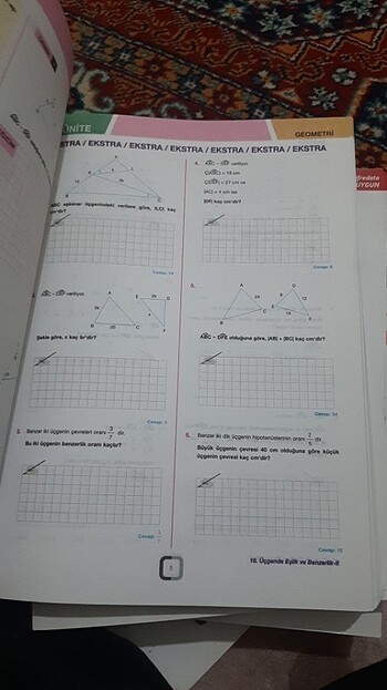  Beden Renk Yks geometri anlatım föyü