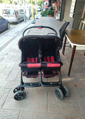 Prego Gri Çiftli Bebek Arabası