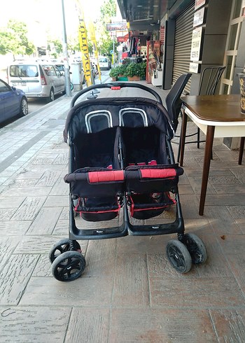 0 - 13 kg Beden gri Renk Gri Çiftli Bebek Arabası