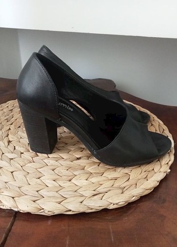 Shumix Gerçek Deri Topuklu Kadın Ayakkabı - Görsel 2