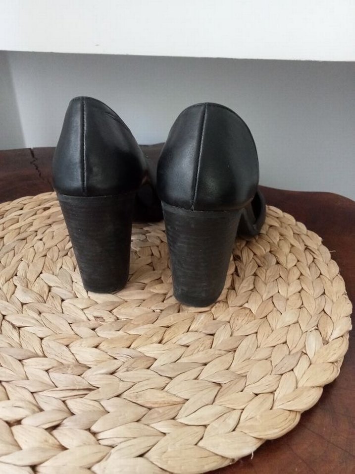 Shumix Gerçek Deri Topuklu Kadın Ayakkabı - Görsel 3