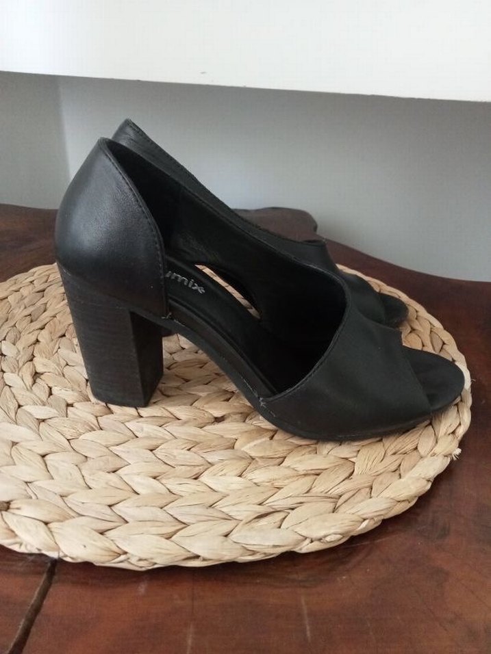 Shumix Gerçek Deri Topuklu Kadın Ayakkabı - Görsel 2