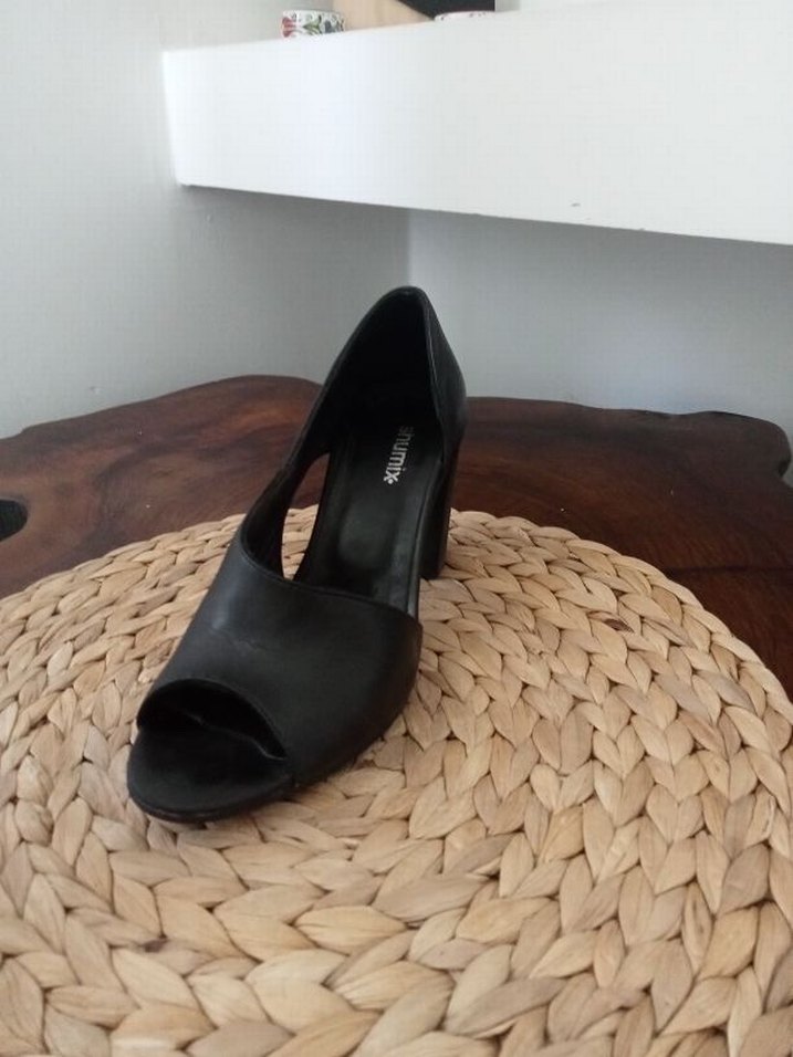 Shumix Gerçek Deri Topuklu Kadın Ayakkabı - Görsel 5