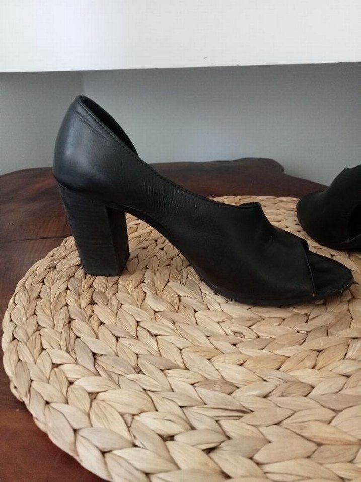 Shumix Gerçek Deri Topuklu Kadın Ayakkabı - Görsel 4