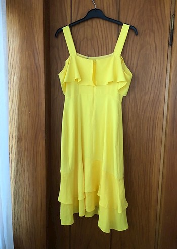 Astarlı şifon Midi Mezuniyet Elbise - Görsel 2