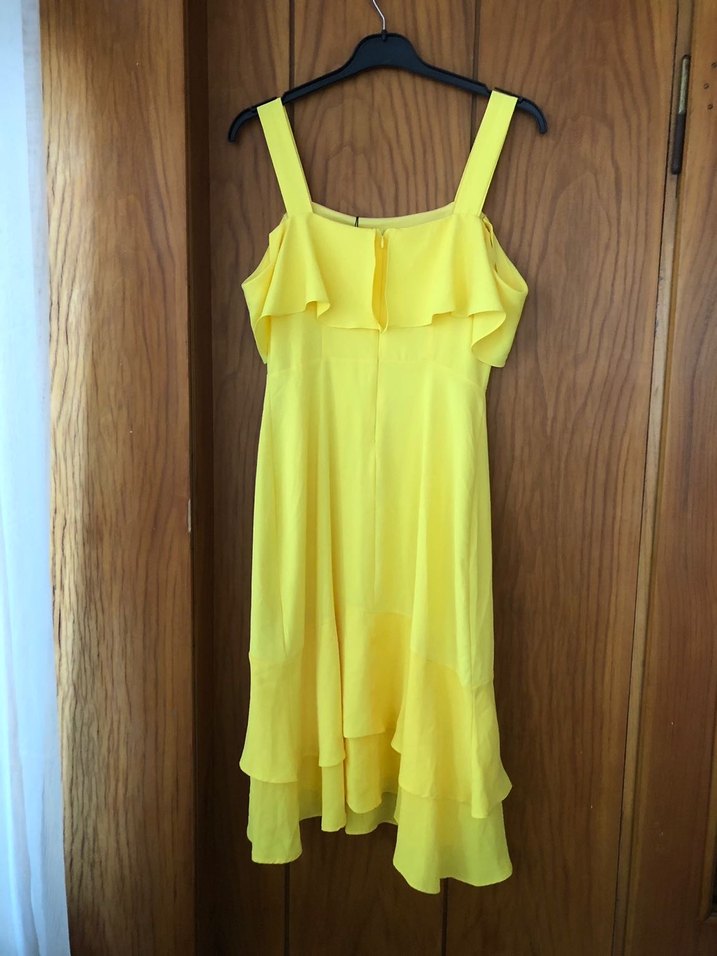 Astarlı şifon  Midi Mezuniyet Elbise - Görsel 2