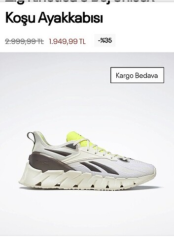 Orjinal reebok zig kinetica 3 