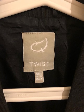 36 Beden siyah Renk Twist bomber ceket