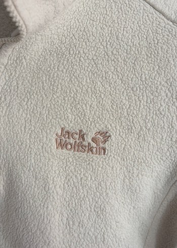 Jack Wolfskin Jack Wolfskin bayan Bej Fermuarlı Polar