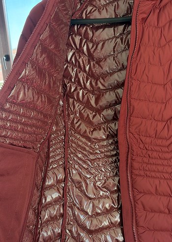 Columbia Bordo Fermuarlı Kadın Midi Mont