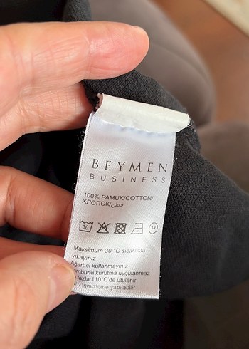 Düğmeli Siyah Erkek  Polo Tişört - Görsel 5