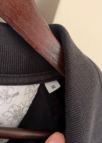 Düğmeli Siyah Erkek  Polo Tişört - Görsel 3