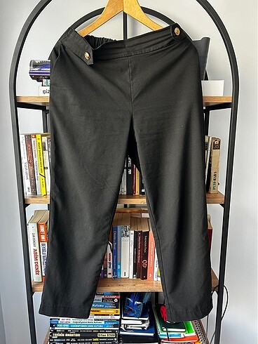 lc waikiki siyah kumaş pantolon