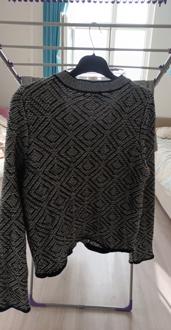 Gri Triko Kadın Hırka - Görsel 3