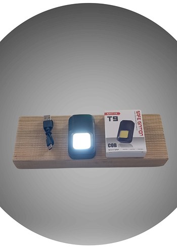 Safegot COB T9 Siyah çakmak ışık - Görsel 2