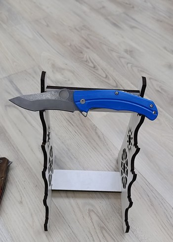 Koyu Kahverengi Saplı Dekoratif Bıçak Seti koleksiyonluk - Görsel 9