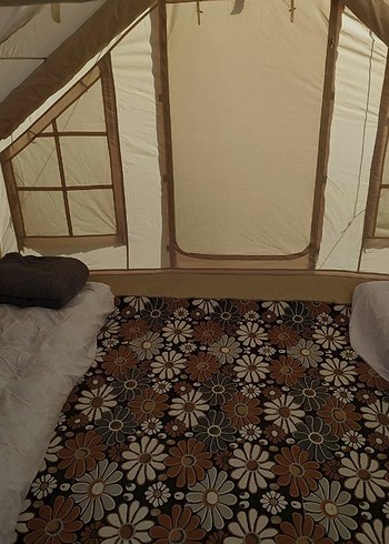 Bej 6 kişilik kamp çadırı - Görsel 6