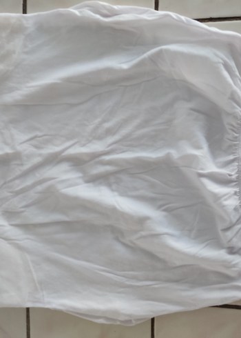 Kadın Gri Kısa Kollu Keten Tişört - Görsel 3