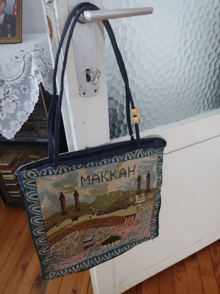 Bohem Desenli Fermuarlı Kadın Çanta - Görsel 2