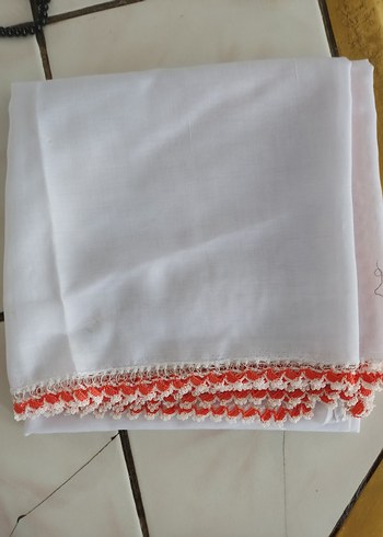 Kadın Beyaz Fırfırlı Şal - Görsel 2