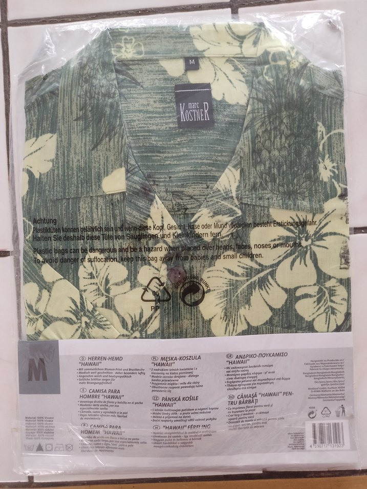 Desenli Kısa Kollu Erkek Gömlek - Görsel 3