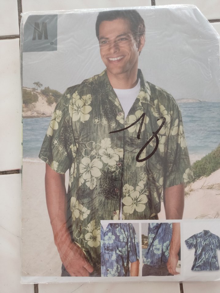 Desenli Kısa Kollu Erkek Gömlek - Görsel 2