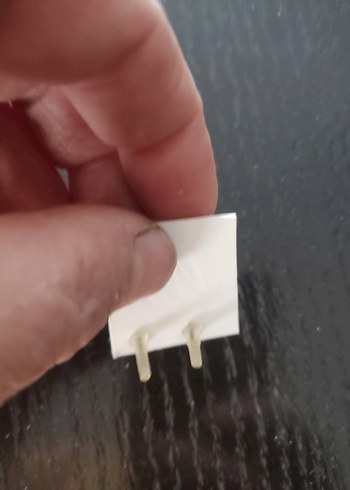 Bej Parlak Midi Kadın Küpe - Görsel 3