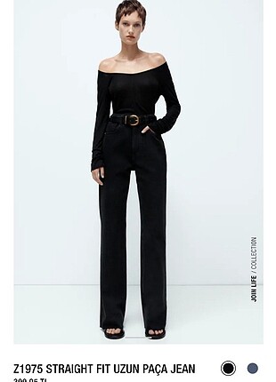zara straight siyah pantolon