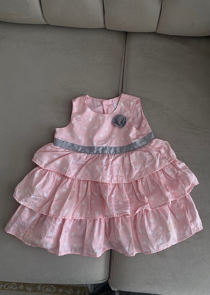 Carters 3 aylık kız bebek elbise - Görsel 2