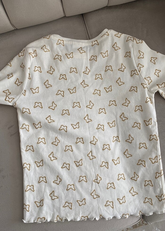 Zara kız çocuk uzun kol tişört - Görsel 4