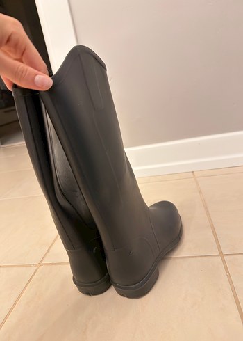 Siyah Yağmur çizmesi - Görsel 6