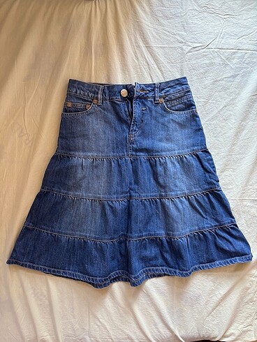 rodi kot denim midi etek