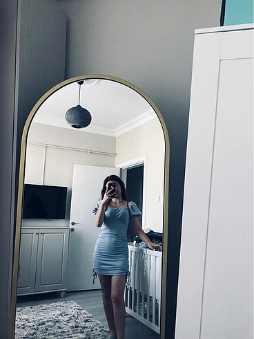 s Beden mavi Renk Elbise