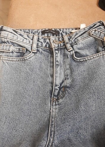 34 Beden mavi Renk Trendyolmilla jean