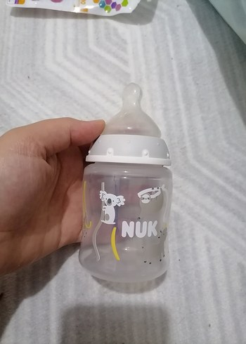 NUK Bebek Biberonu 0-6 Ay Silikon Emzikli - Görsel 5