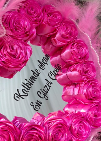 Pembe Tüylü buket - Görsel 6