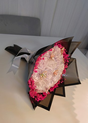 Beyaz  buket - Görsel 3