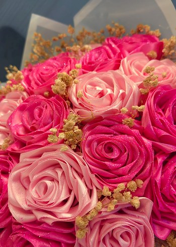 Pembe  Çiçek Buketi - Görsel 3