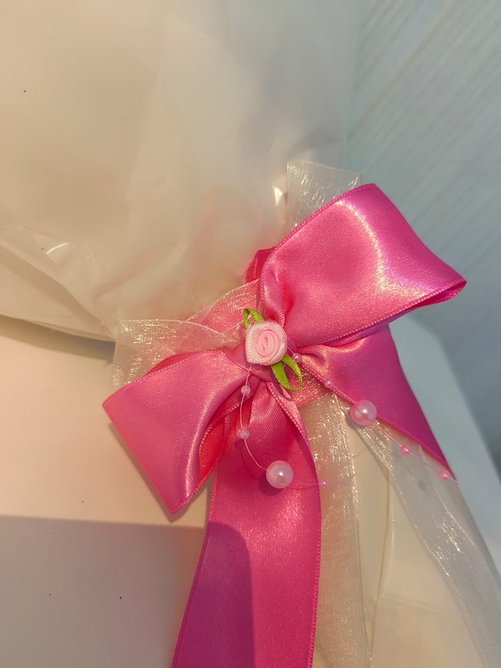 Pembe  Çiçek Buketi - Görsel 4