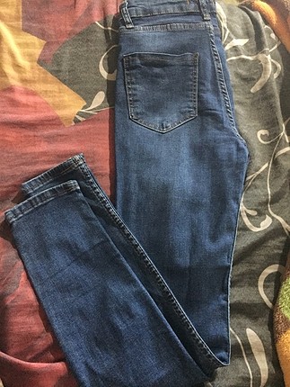 Denim Kot Pantalon YüksekBel